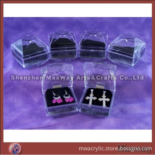 Small Fine Acrylc/Lucite Jewelry/Earring Holder/Display Box